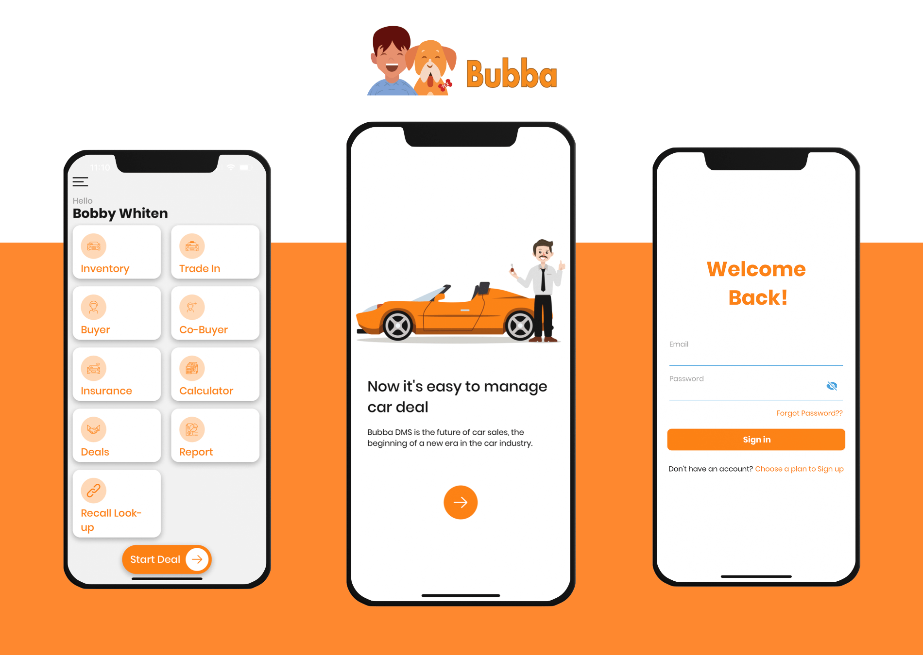 Bubba DMS App | CipherBrains Technologies