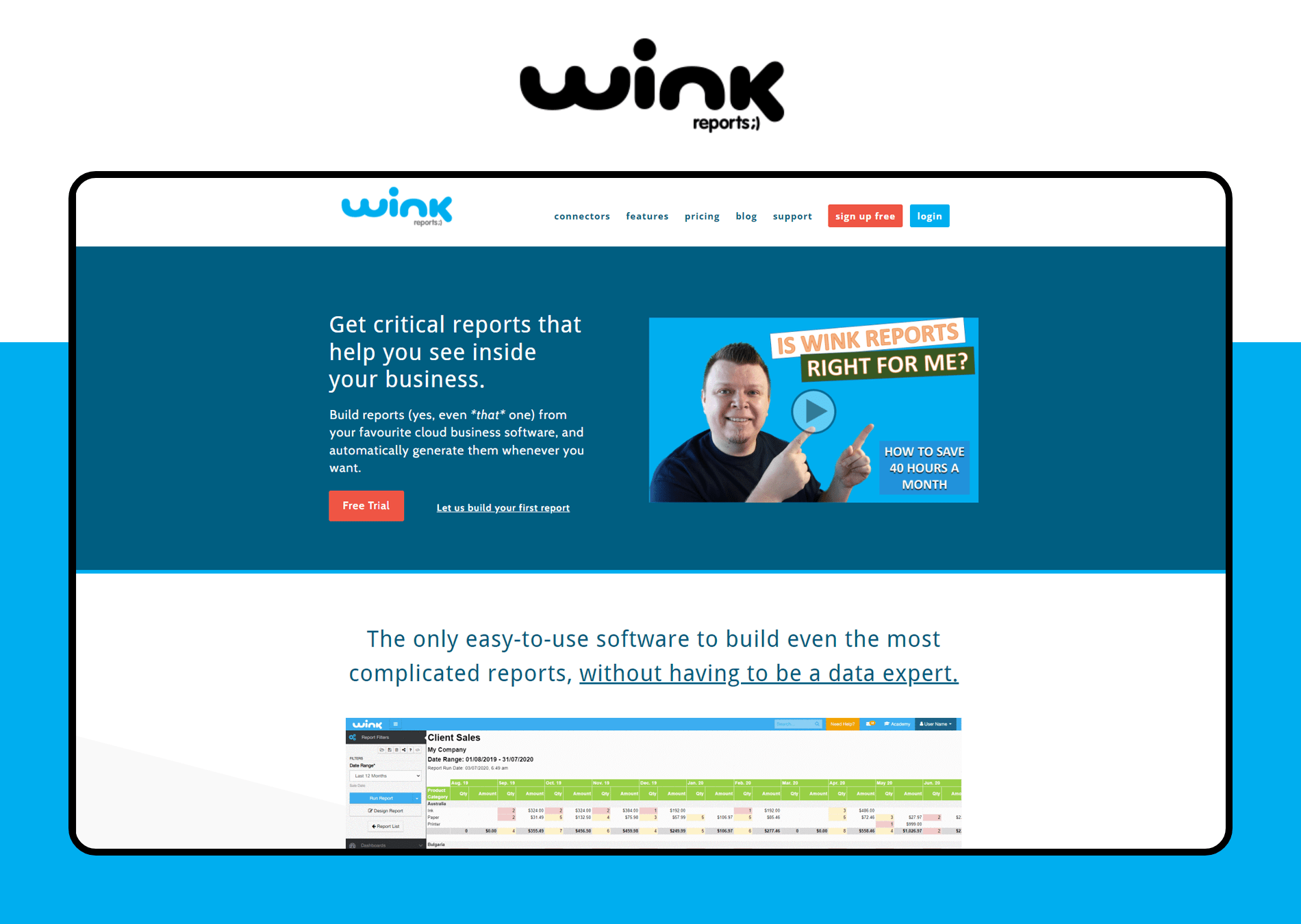 Wink Reports